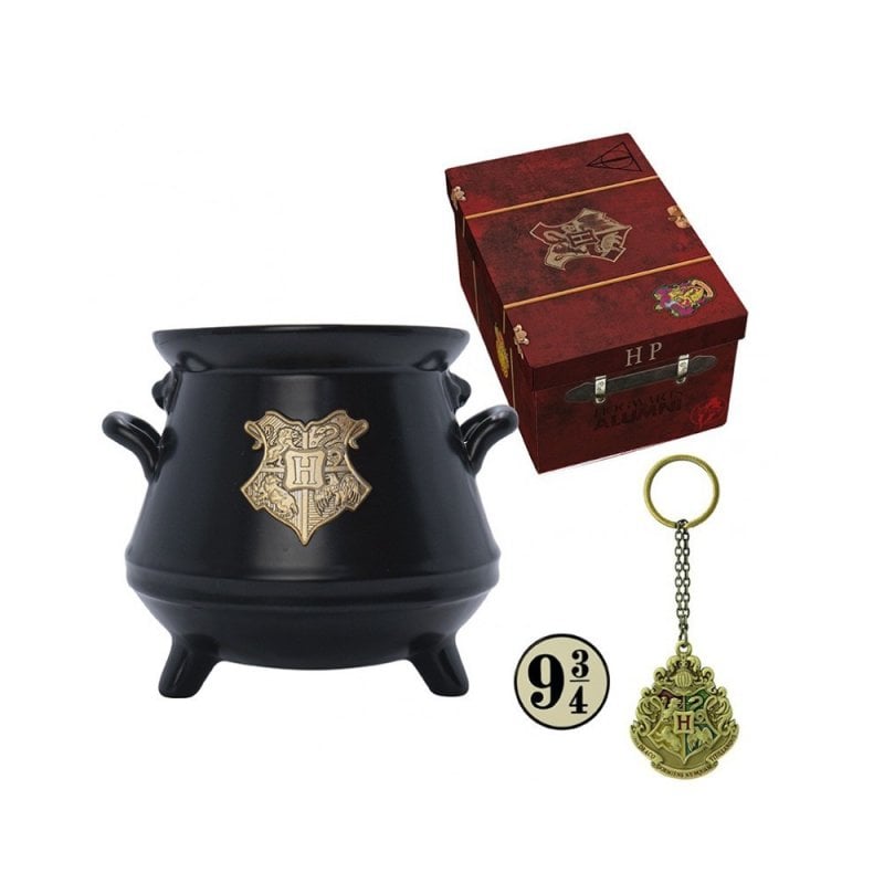 HARRY POTTER Coffret cadeau premium Mug 3D + Porte clés3D + Pin' - vue 3