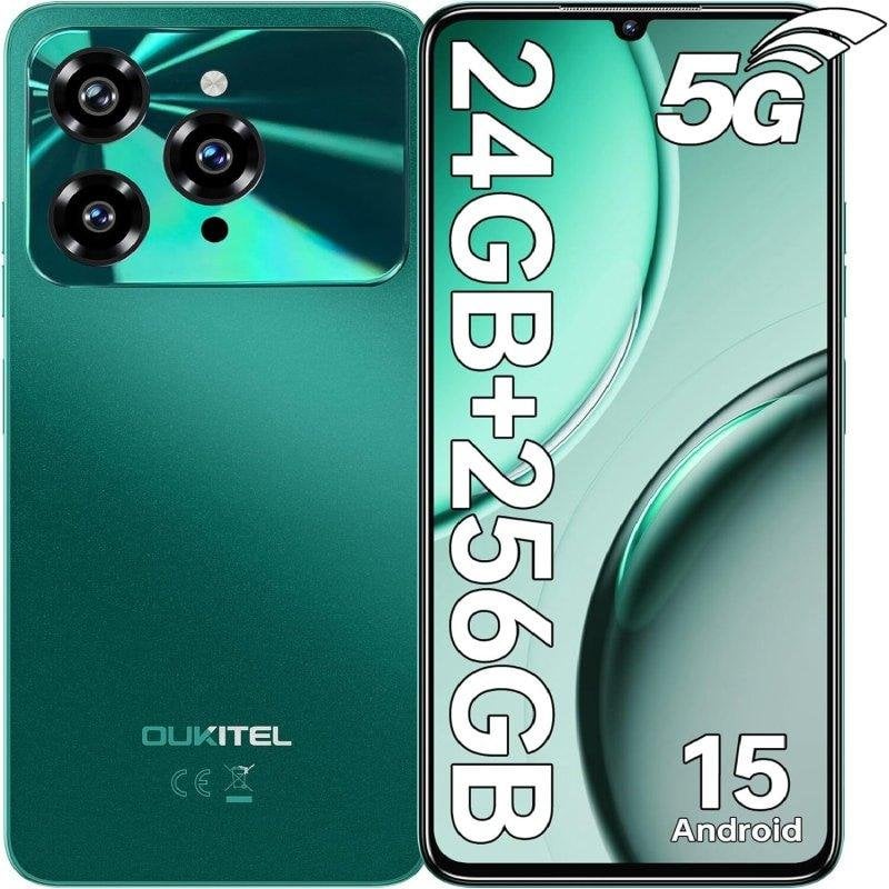 Oukitel C6 5G 8GB Verde 6.8" 256GB batería larga