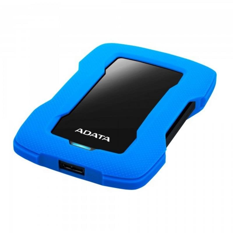 Disque Dur ADATA HD330 2 To HDD 2,5 USB 3.2 Gen 1 Résistant aux Chocs Bleu