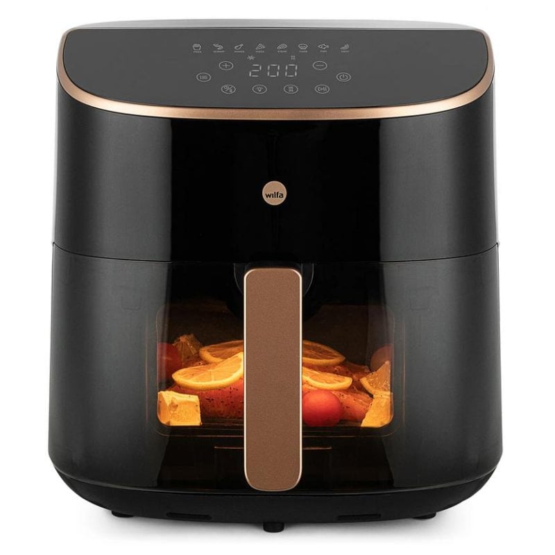 Airfryer Wilfa Dualfry Split AFD-80 Venster 8L 2200W Dubbele Verwarming