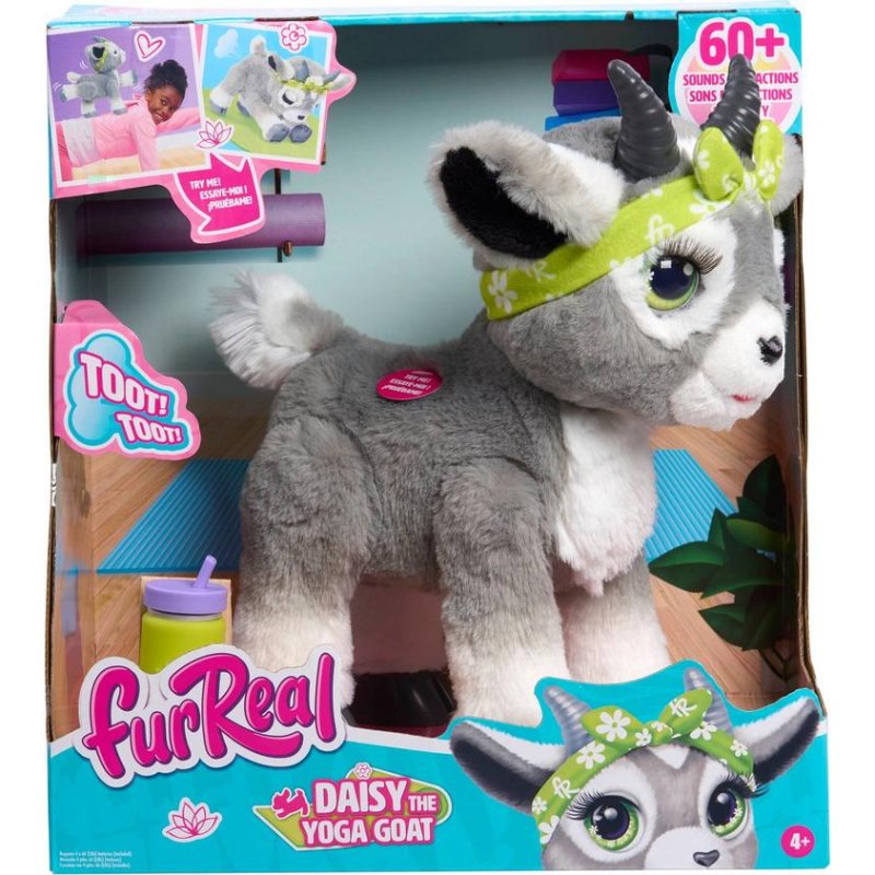 Jouet interactif FurReal Daisy la Chèvre Yoga sonore - vue 2