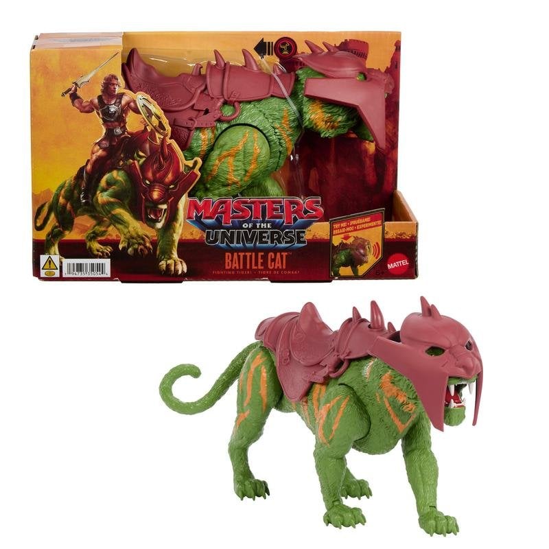Figura Mattel Masters of the Universe Battle Cat som e articulacao