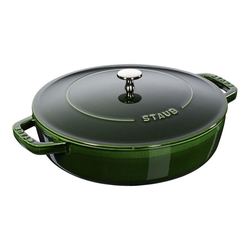 Olla Staub Braisers Esmalte Verde 28 cm