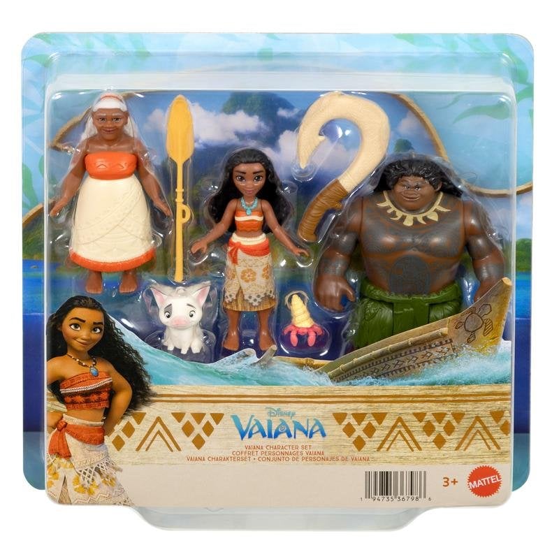 Mattel Poupées Vaiana 2 Pack Ensemble de personnages