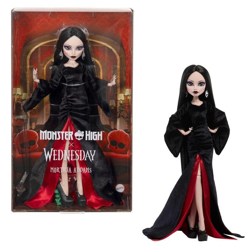 Boneca Monster High Morticia Addams Veludo Noir