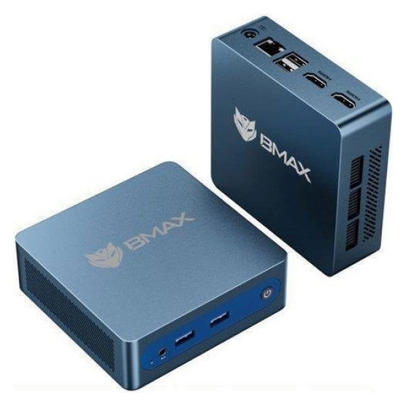 Mini PC BMAX B1 Plus Intel Celeron J3355 6GB 128GB SSD Windows 11 Bleu