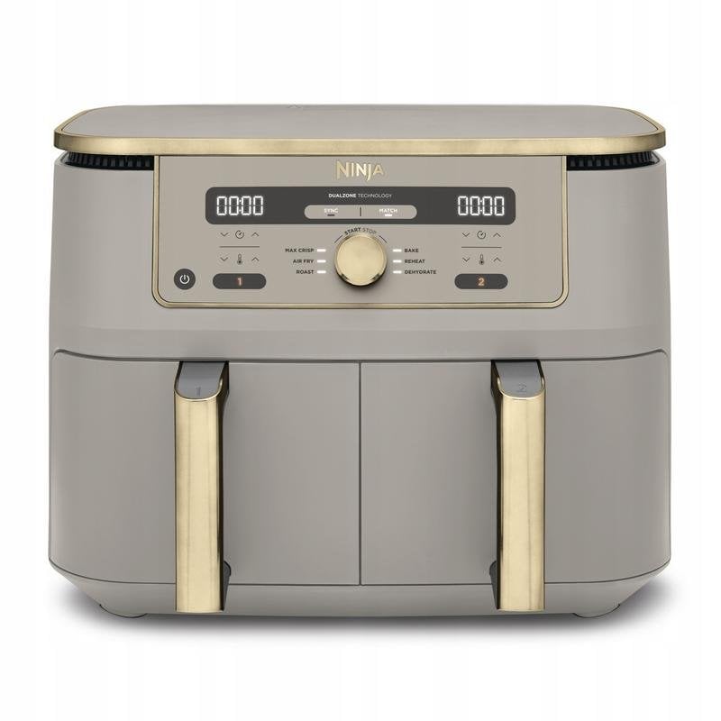 Friteuse sans Huile Ninja DZ400EUSTGD Double Panier 9,5L 2470W Revêtement Céramique