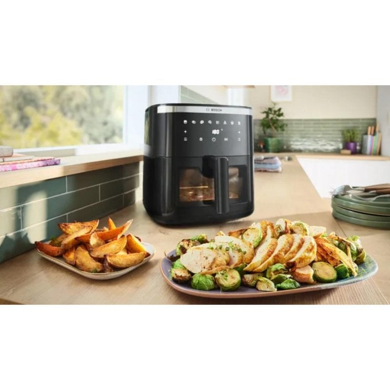 Airfryer Bosch MAF671B0 Fenetre 7,2L 1800W Grande Capacité