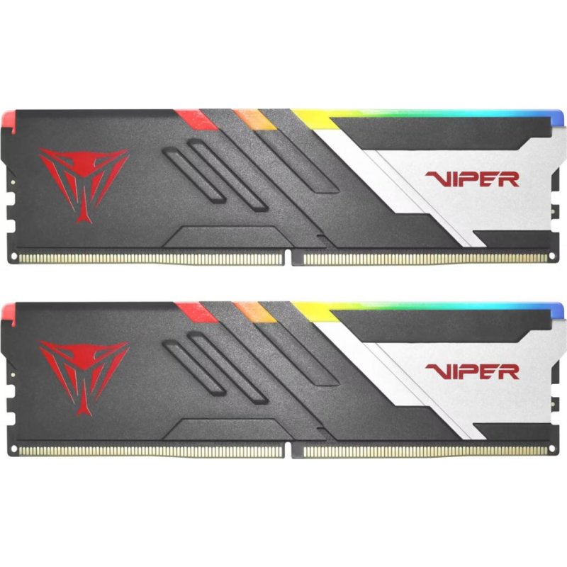 Memoria RAM Patriot Viper Venom RGB 32GB 2x16GB DDR5 6000MHz CL28 AMD EXPO Nero