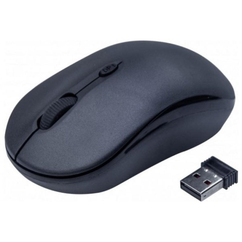 Maus CUC Exertis Connect M220W RF kabellos 1600 DPI Schwarz Ambidextrous
