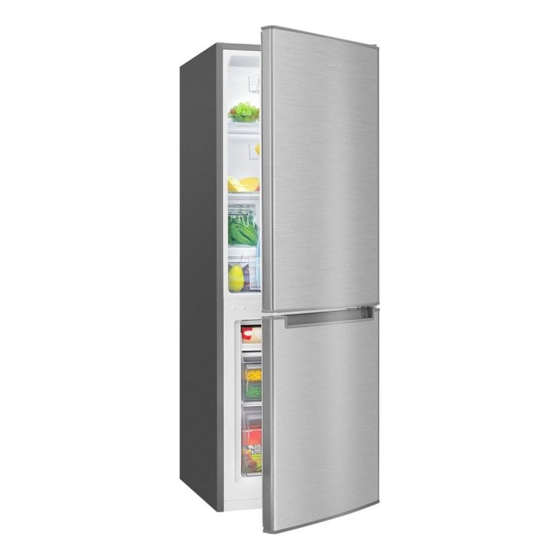 Kühlschrank Zwei Türen Bomann KG7359 Defrost 142,5cm 173L C Edelstahl