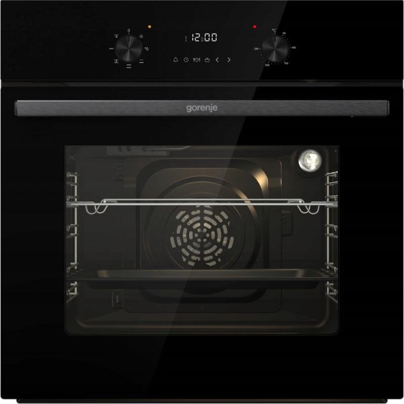 Horno Multifunción Gorenje BO6635E01BG 61L 60cm Limpieza Manual A con Grill Negro