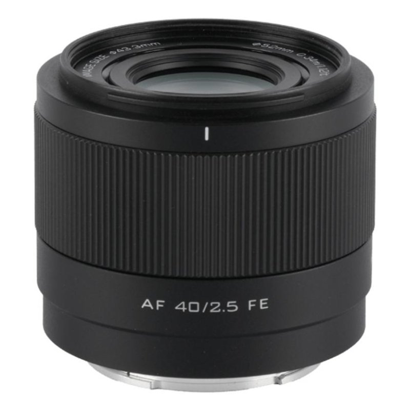 Objectif Viltrox AF 40 2.5 FE 40 mm Sony E sans stabilisation