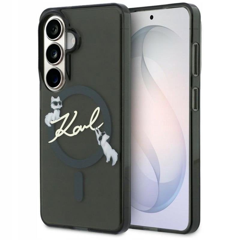 Funda para móvil Karl Lagerfeld plecki negro plástico MagSafe para Galaxy S26