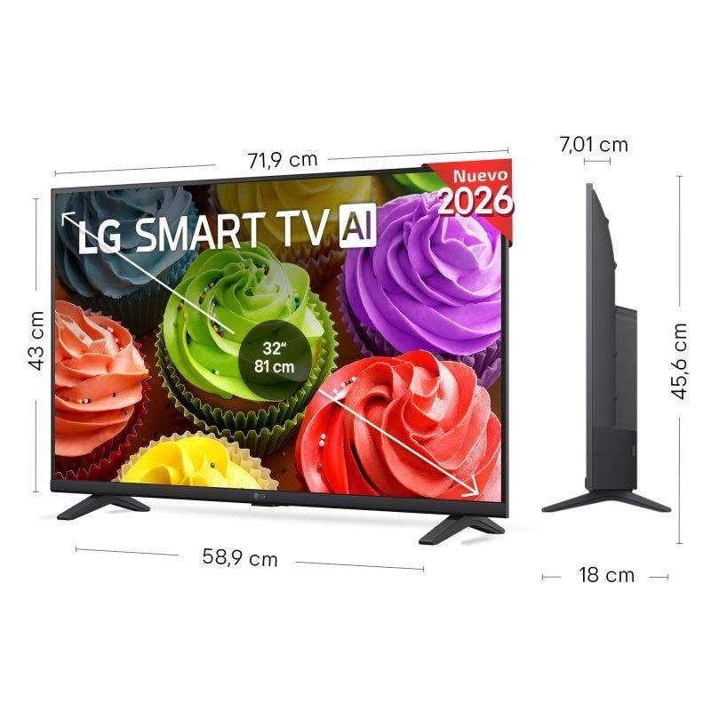 TV LED HD 32'' 81 cm 32LB650B6LA LG - vue 9