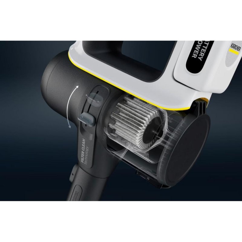 Akku Staubsauger Kärcher VCS 7-28 Infinity 28 V 70 Minuten HEPA Schwarz Gelb