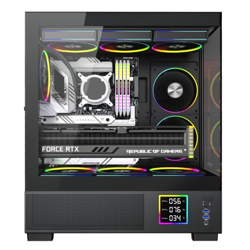 Boitier PC ProGaming Kian V2 6 ARGB Ventilateurs