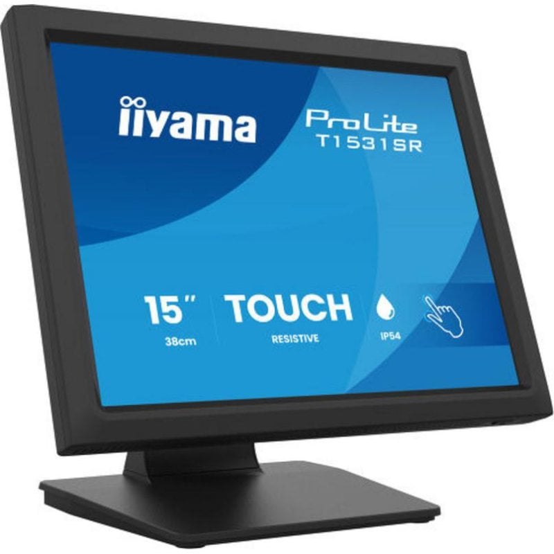 Monitor iiyama ProLite T1531SR-B2S 15" XGA 75Hz VA Tátil Resistivo 18ms