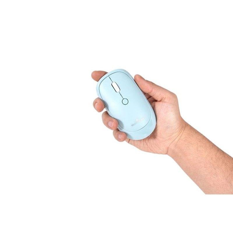 Mouse Bluestork Office 35 Bluetooth 3200 DPI Blu 4 Pulsanti Ergonomico