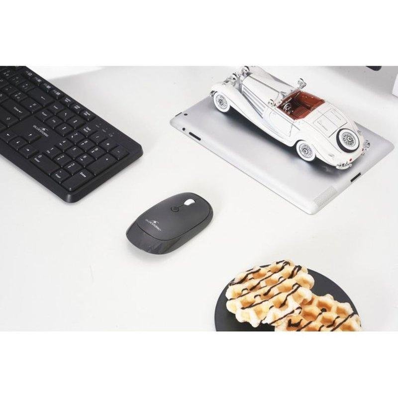 Bluestork Souris sans fil OFFICE 35 PC Mac gris mat molette centrale - vue 6