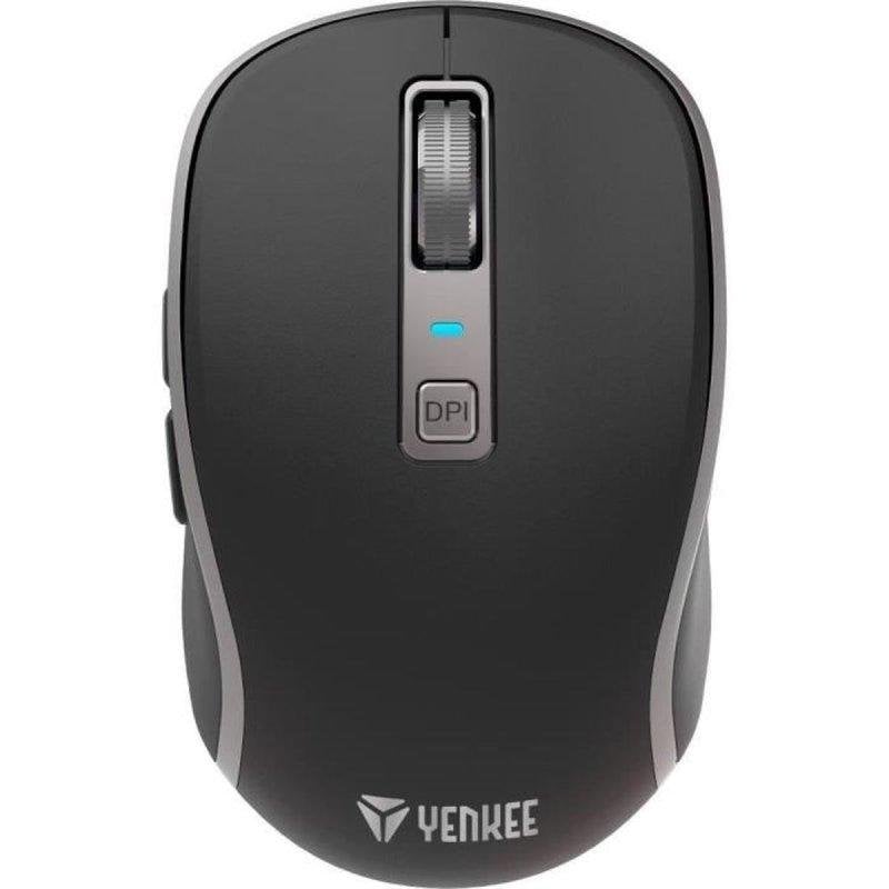 Maus Yenkee Yms 2085bk Kabellos 2.4G Bluetooth 5.2 2400 DPI Schwarz Ergonomisch