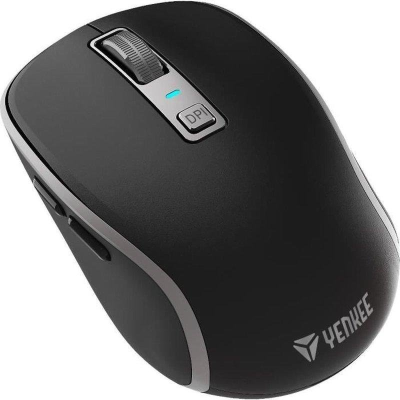 Souris Yenkee Yms 2085bk Sans Fil 2.4G Bluetooth 5.2 2400 DPI Noir Ergonomique