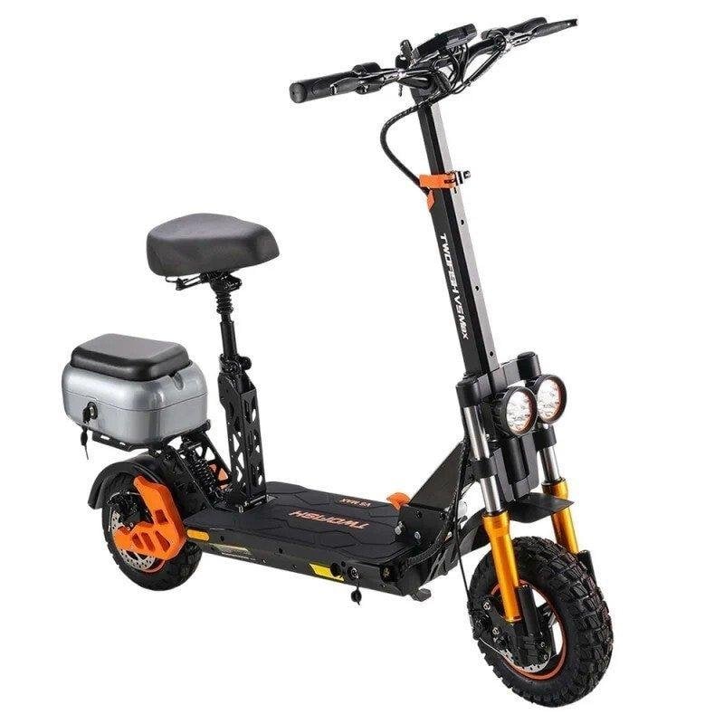 Patinette électrique Twofish V5 Max 800W Autonomie 45km Pneus tout-terrain Noir