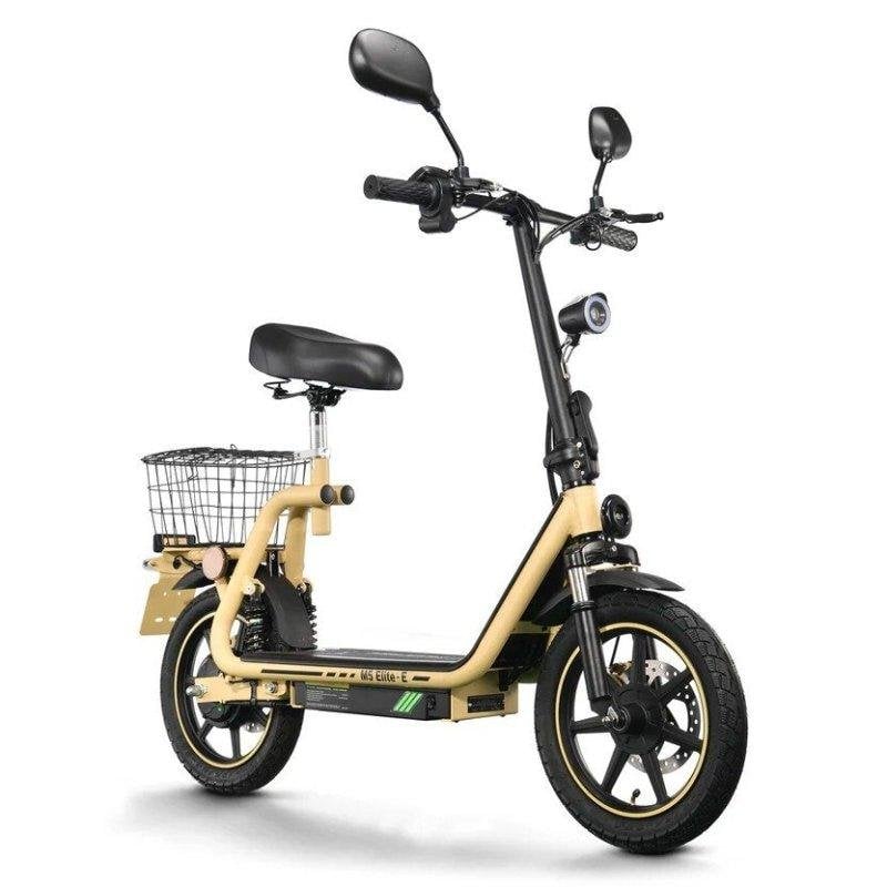 Patinete électrique Twofish M5 Elite-E 500W Autonomie 30km Pneus 14" Freins à disque Noir