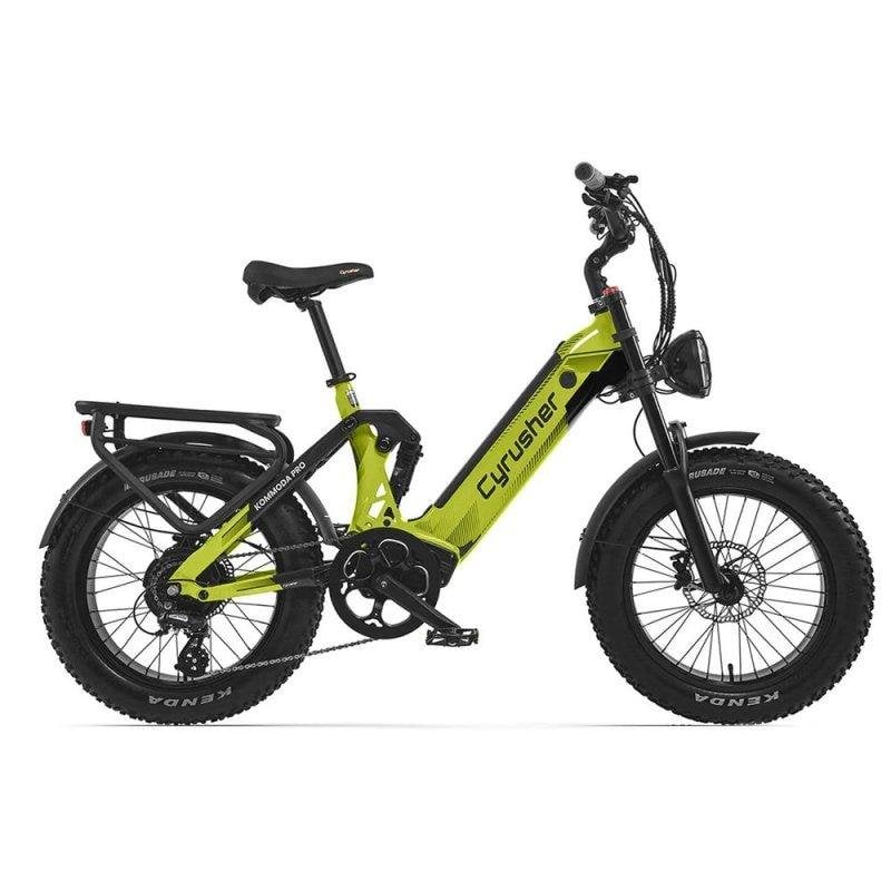 Vélo électrique Cyrusher Kommoda Pro 250W Vert pneus larges 20"