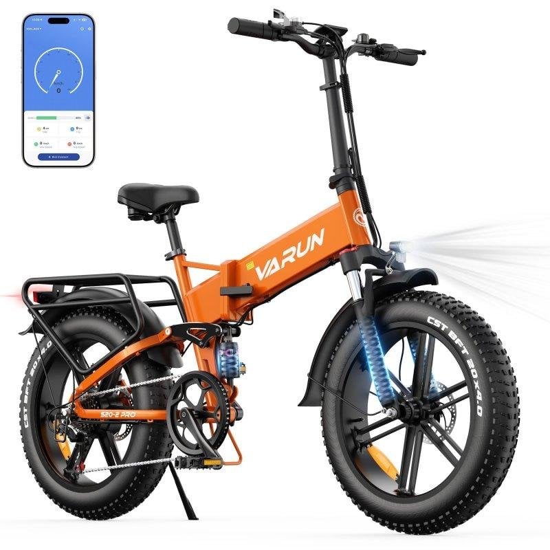 Velo electrique Varun S20-2 PRO Suspension Totale 48V 13Ah NFC