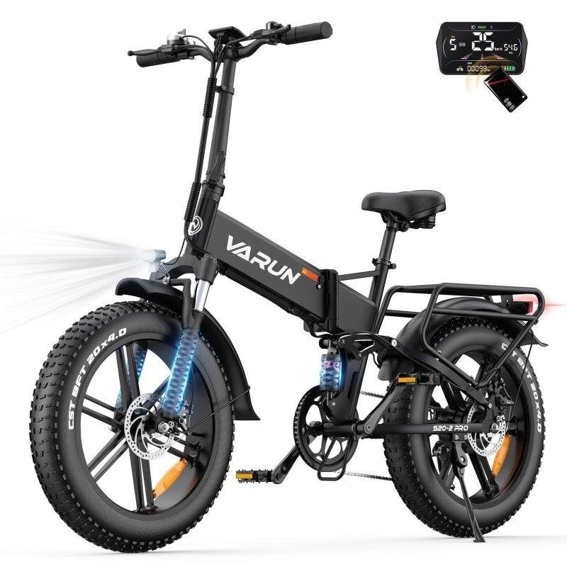 Vélo électrique Varun S20-2 PRO Suspension Totale Batterie 48V 13Ah NFC