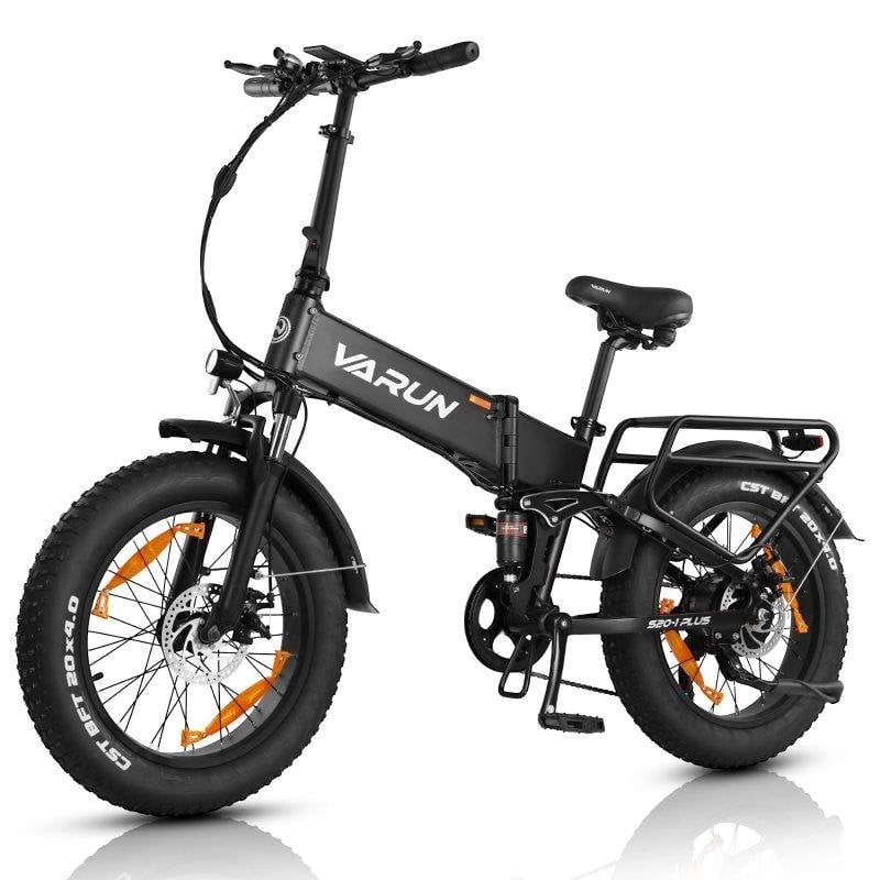 Velo Electrique Pliant Varun S20-2 Suspension Totale 20 P 48V 13Ah
