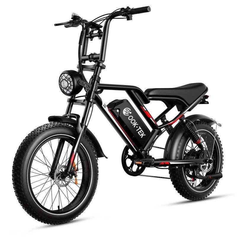 Vélo électrique OOKTEK S8 Pneus larges Batterie 48V 17,5Ah Suspension totale