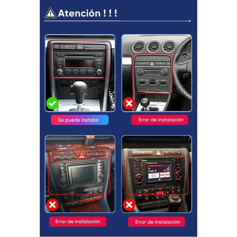 Autoradio 7'' CarPlay Android 2+64GB Audi A4 8E B6 B7