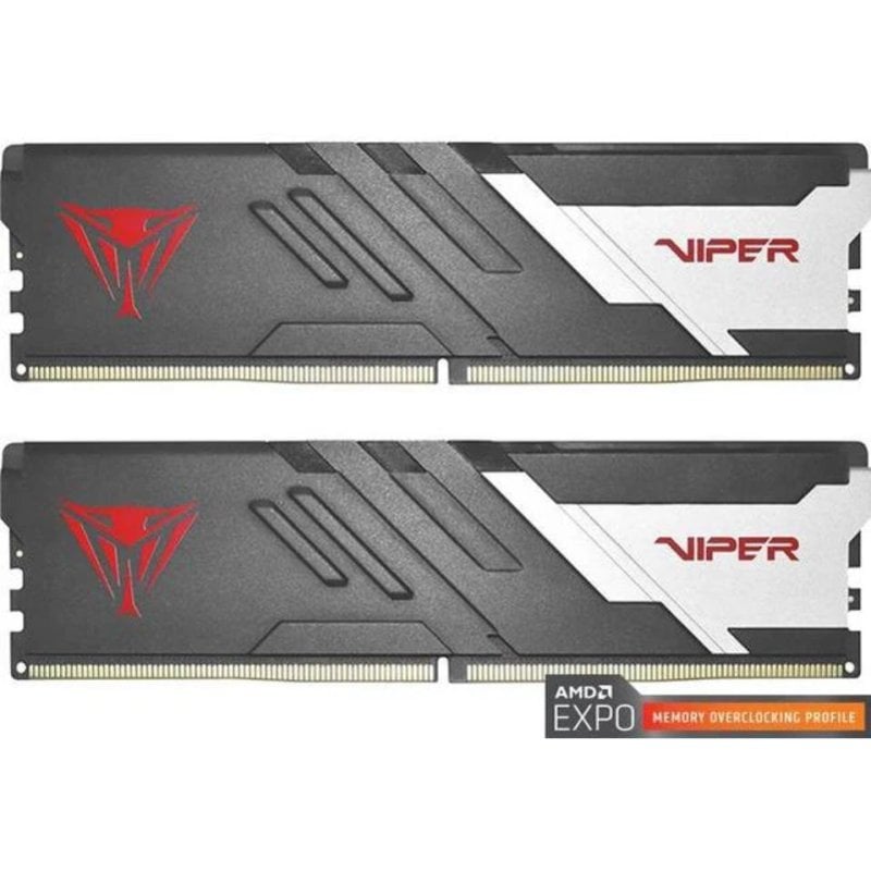Mémoire RAM Team Group Viper Venom AMD 32Go 2x16Go DDR5 6000MHz CL36 Noir Mat