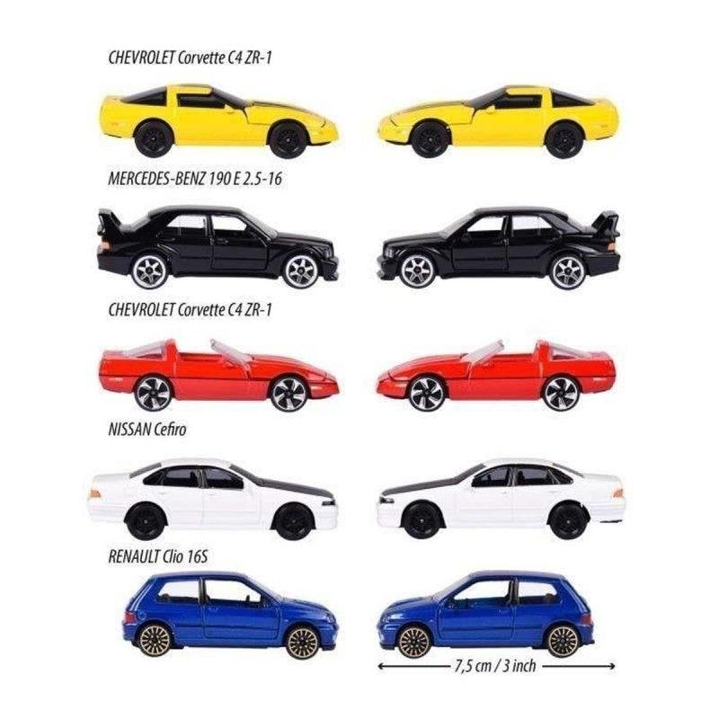 Coffret 5 Voitures Miniatures Majorette Youngster 212052021 – Années 1990, Métal - vue 10