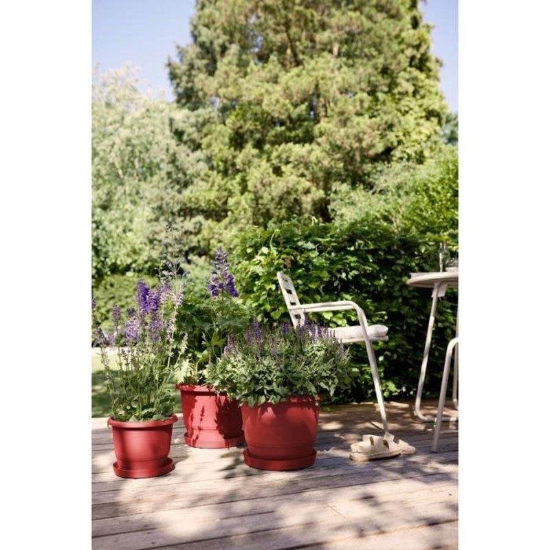 Elho Amiga Rond 25 roter Blumentopf 100% recycelt