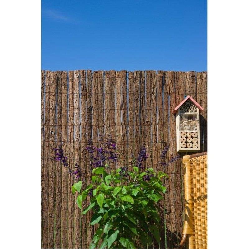 Canisse Nature Rinde von Pinie braun 95% Sichtschutz 1x3 m