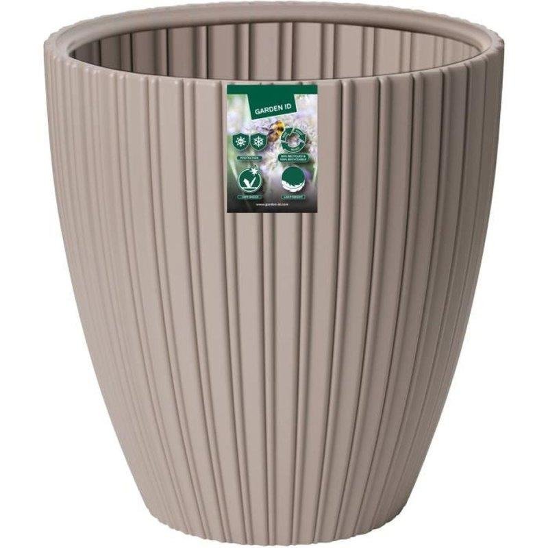 Blumentopf Fancy Braun Taupe Polyäthylen 40 x 42 cm