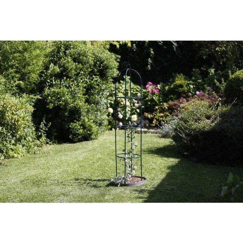 Obelisk Nature fuer Rosen und Rankpflanzen Ø13 mm 190x40x40 cm