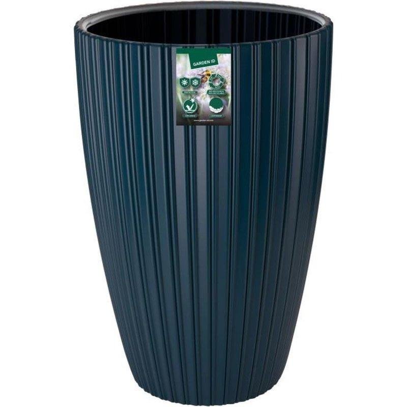 Blumentopf Garden ID Fancy Blau 80% recycelt - Robust