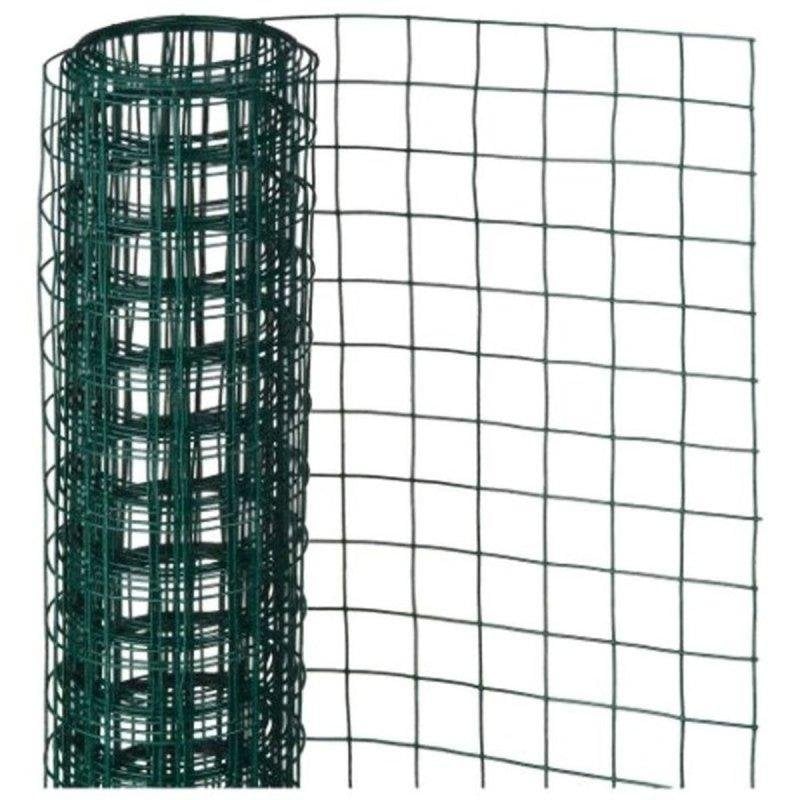 Zaunpaneel Quadratmasche Nature verzinkter Stahl grün 0,50 x 3 m