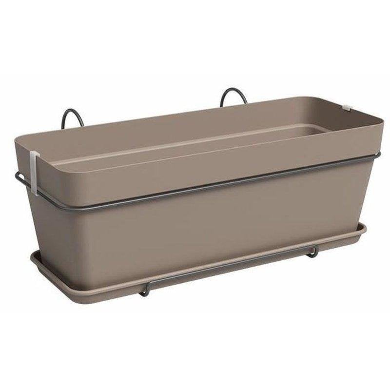 Jardiniere Artevasi Capri Taupe Plastique 14 L Reserve Eau ...