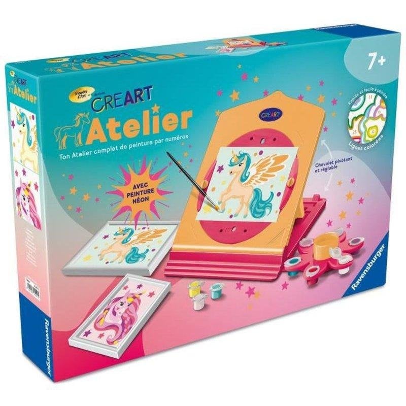 Malen Nach Zahlen Ravensburger CreArt Unicorn Neon