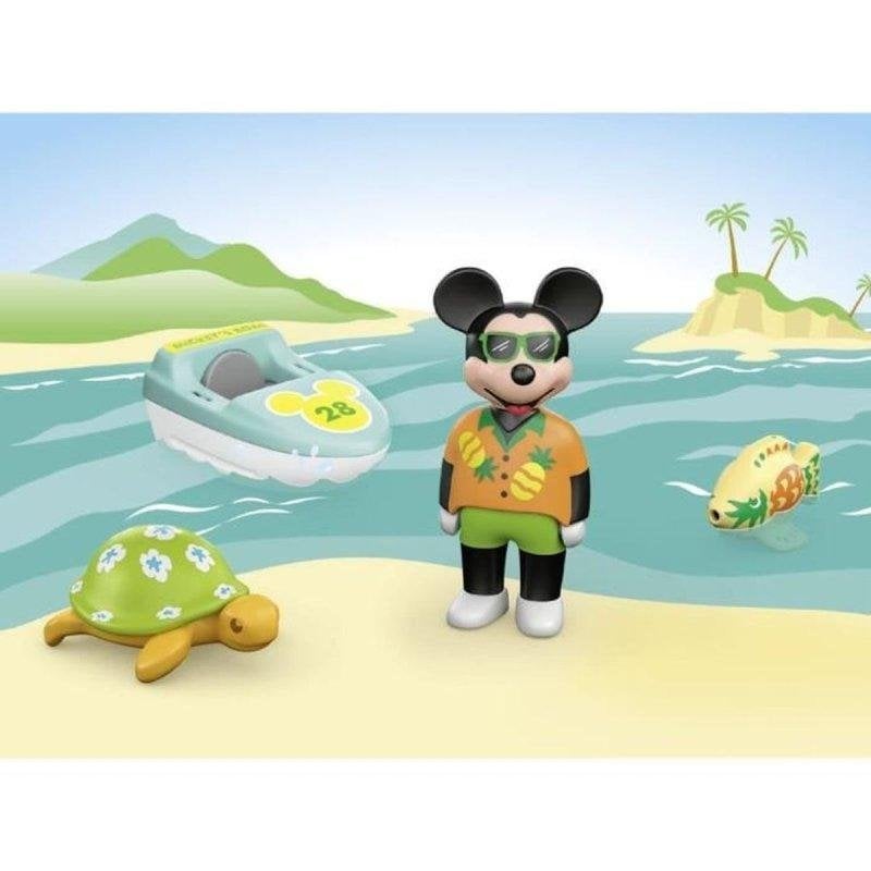 Conjunto de Figuras Playmobil 71707 Barco Aqua Flutuante Mickey