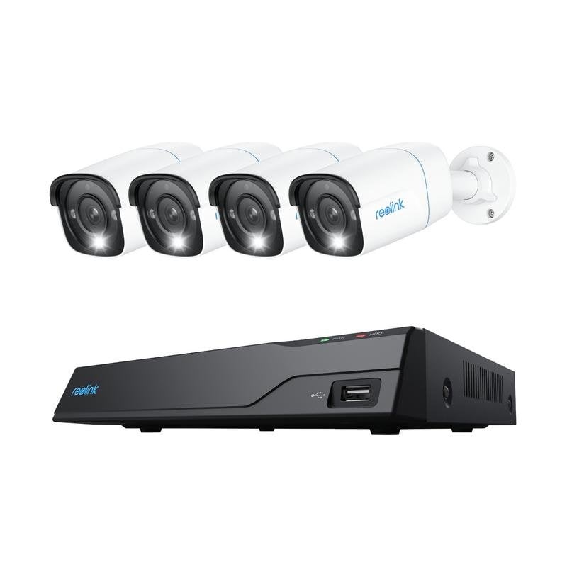 Câmara de vigilância Reolink NVS8-8MB4 4K Visão Noturna Interior e Exterior Áudio Bidirecional