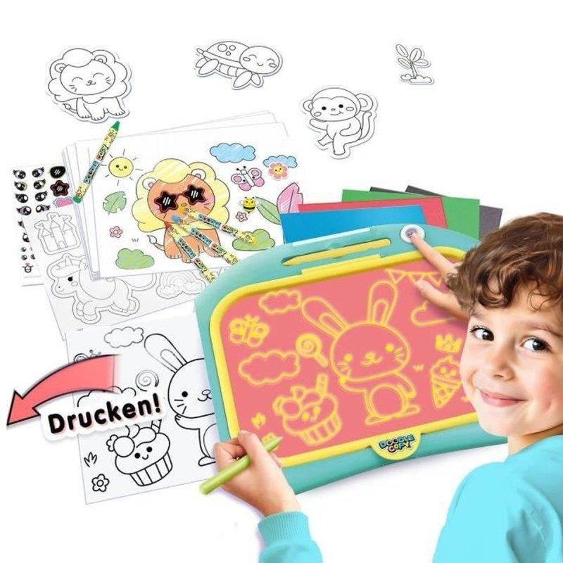 Kit educatif Canal Toys Doodle Copy - 50 modeles et 5 craies