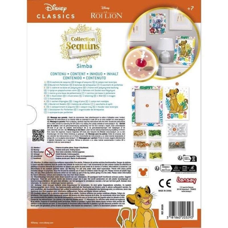 Kit peinture diamant Lansay Simba Le Roi Lion – Paillettes multicolores