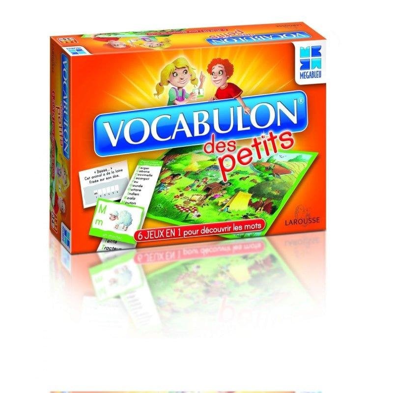 Bildungsspiel Megableu Vocabulon der Kleinen 6 in 1 120 Karten