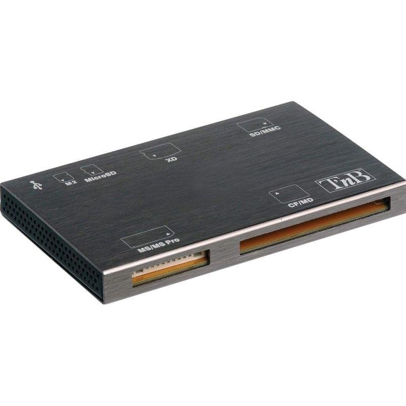 TNB Lecteur de Cartes mémoire - Universel USB 2.0 - Noir - Vitesse 480 Mbps - Compatible micro SD